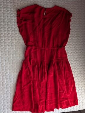 Madewell Bright Red Casual Dress